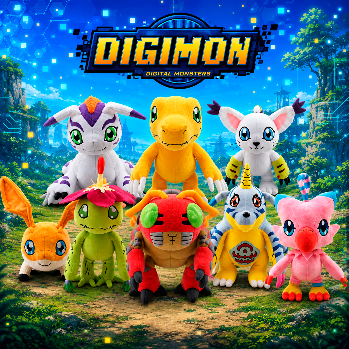 Digimon Adventure - Peluches 30 cm
