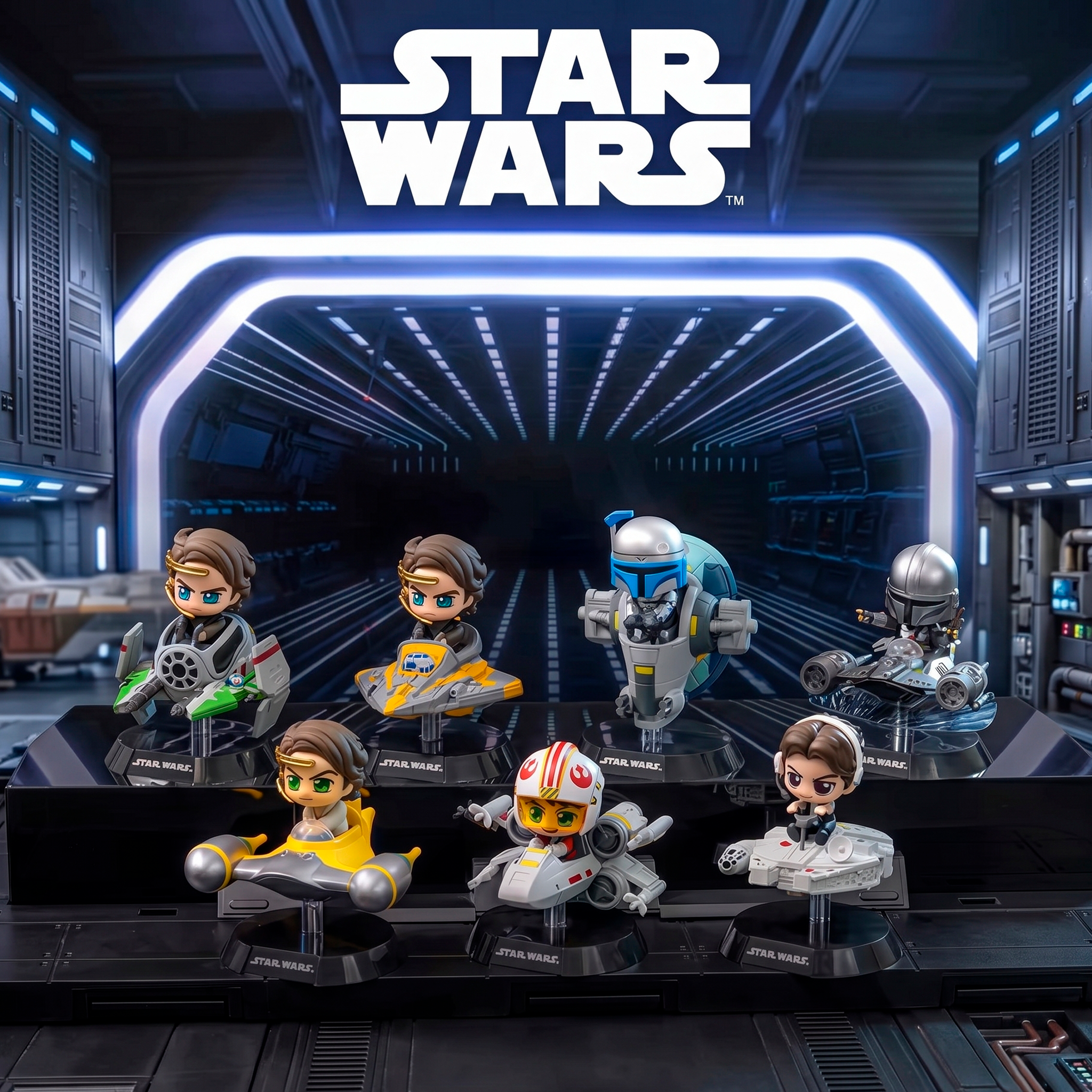 HOT TOYS - Star Wars Cosbi Rider Bobble-Head Collection Series 2 - Blind Box Original
