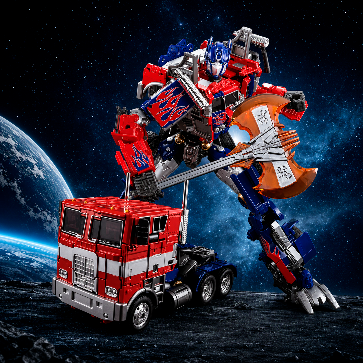 TRANSFORMERS - Optimus Prime- Heroic Leader - 30cm