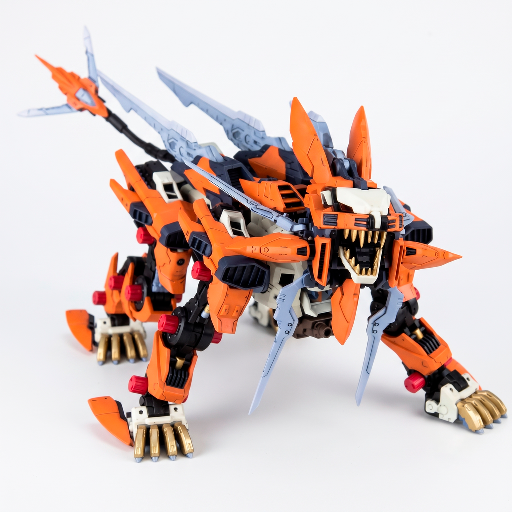 KOTOBUKIYA - ZOIDS RZ-041 Liger Zero Schneider Marking Plus Ver. - HMM Model Kit Original