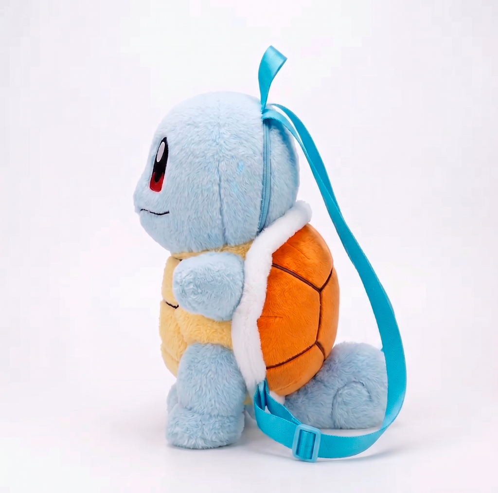 Mochila de Peluche Pokémon– Charmander, Squirtle y Eevee
