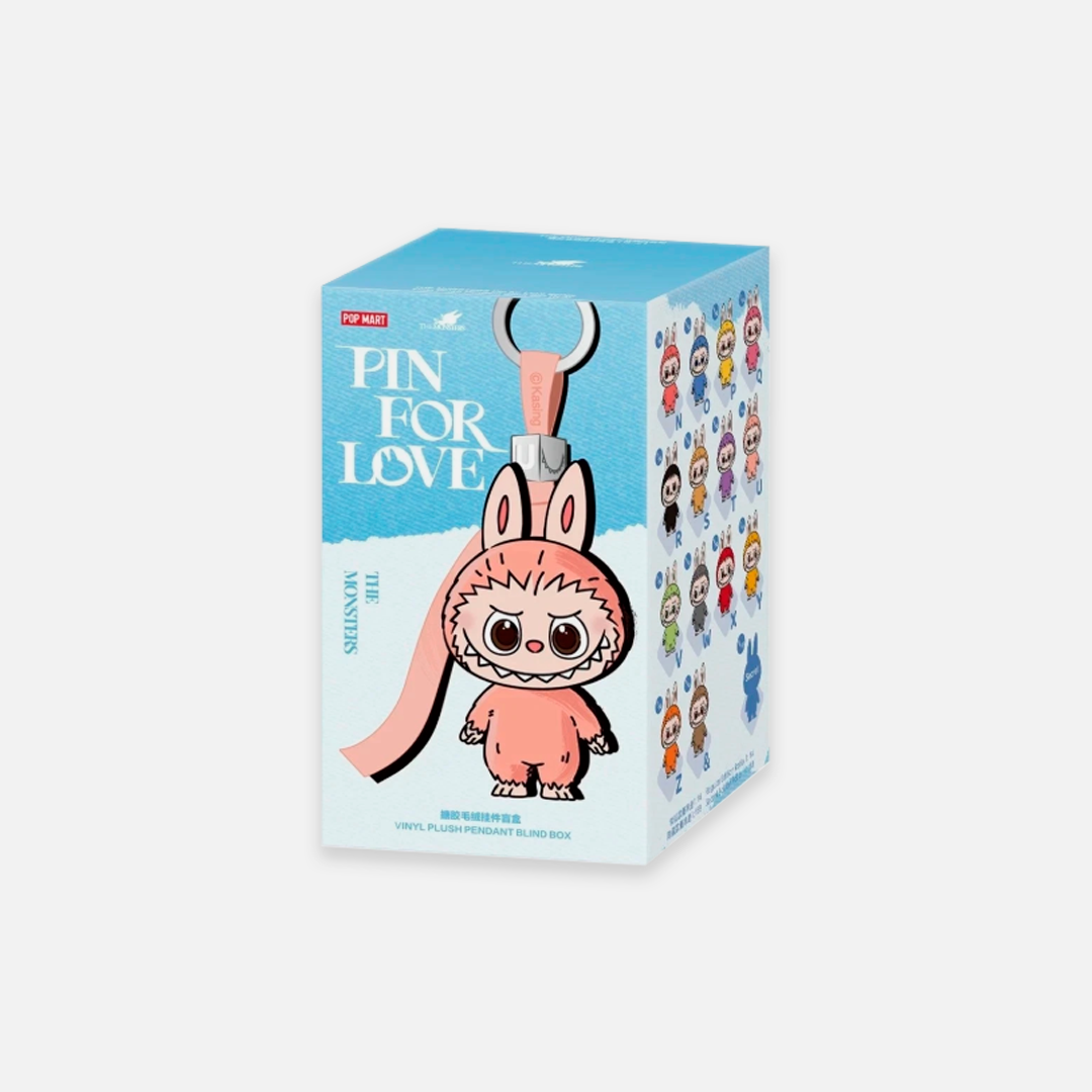 POP MART THE MONSTERS – Labubu Pin For Love Series (A–Z) Original
