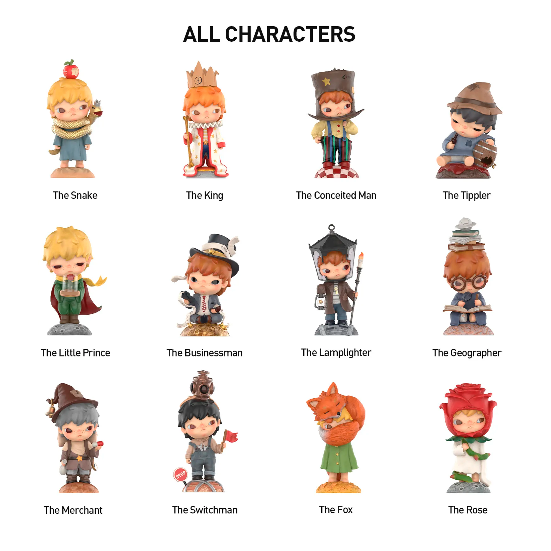 POP MART Hirono × Le Petit Prince Series - Blind Box Original