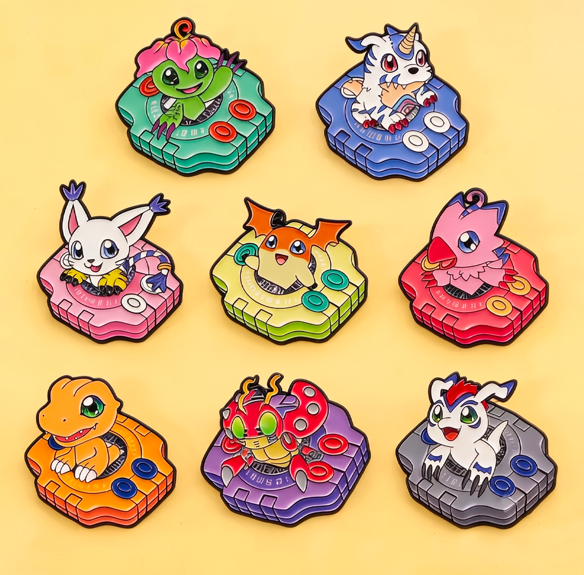 Set de pines - Digimon Adventure
