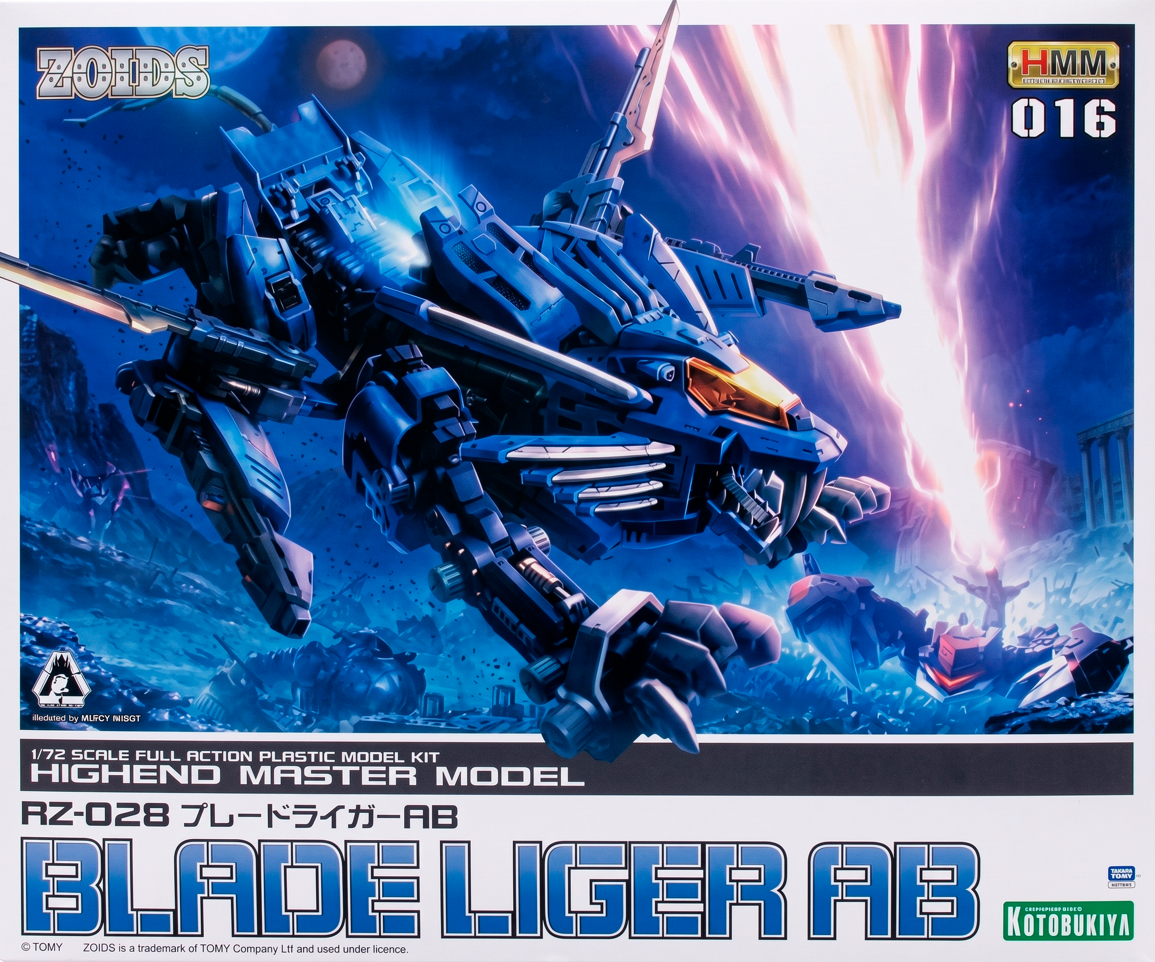 KOTOBUKIYA - ZOIDS RZ-028 Blade Liger AB HMM - Model Kit Original